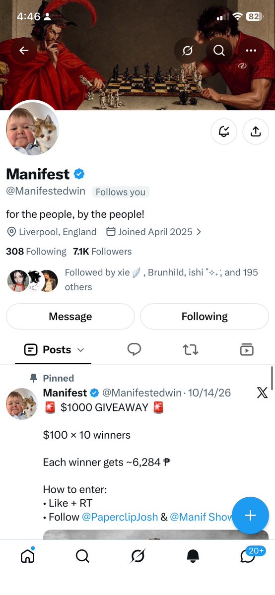 risknlivebecca's tweet photo. @Manifestedwin @tvgplayz been following you both, @Manifestedwin and @tvgplayz! thank youuuu 🤍 https://t.co/mXkJFofd1c