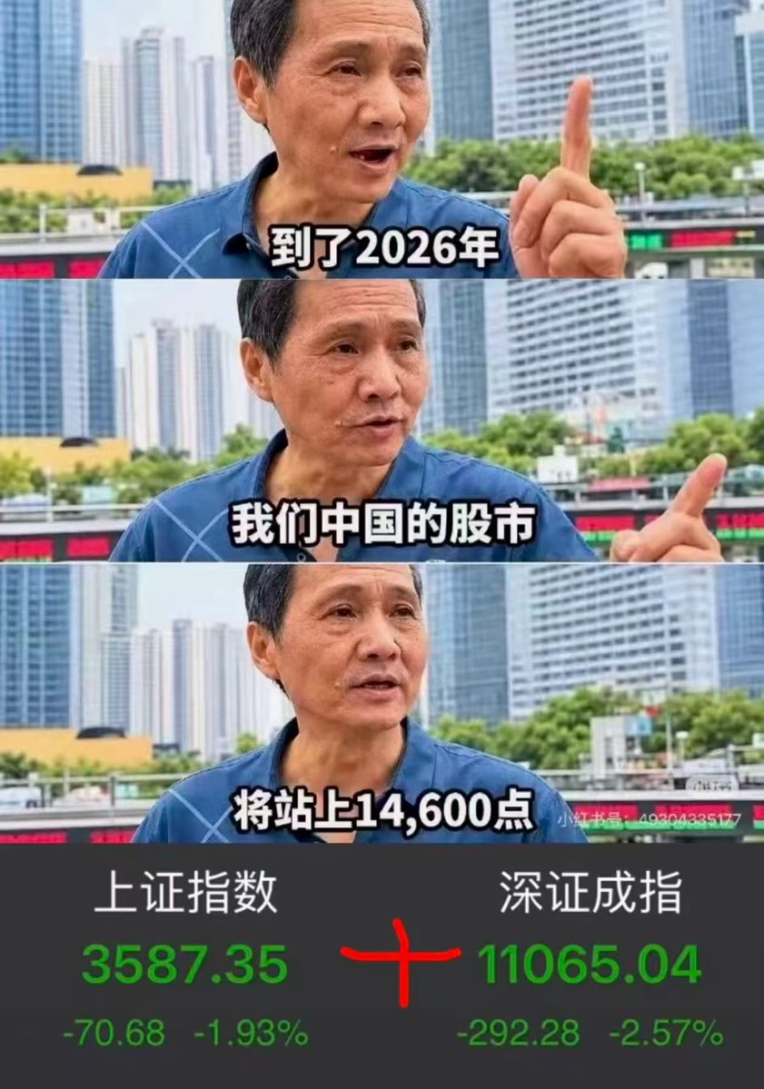 LSX0008's tweet photo. 上海叔爷＂爱在深秋＂对A股的精准预言！ https://t.co/DG4VOfNhjz