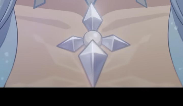 chrono732's tweet photo. @asumsworld 2 things of note
The Cryo symbol on her chest and the wrist bangle on her left hand shown in the Transcendence Trailer - "Sudden Snow", appearing on her 3D model means it's important. https://t.co/5B6FEtWi8j