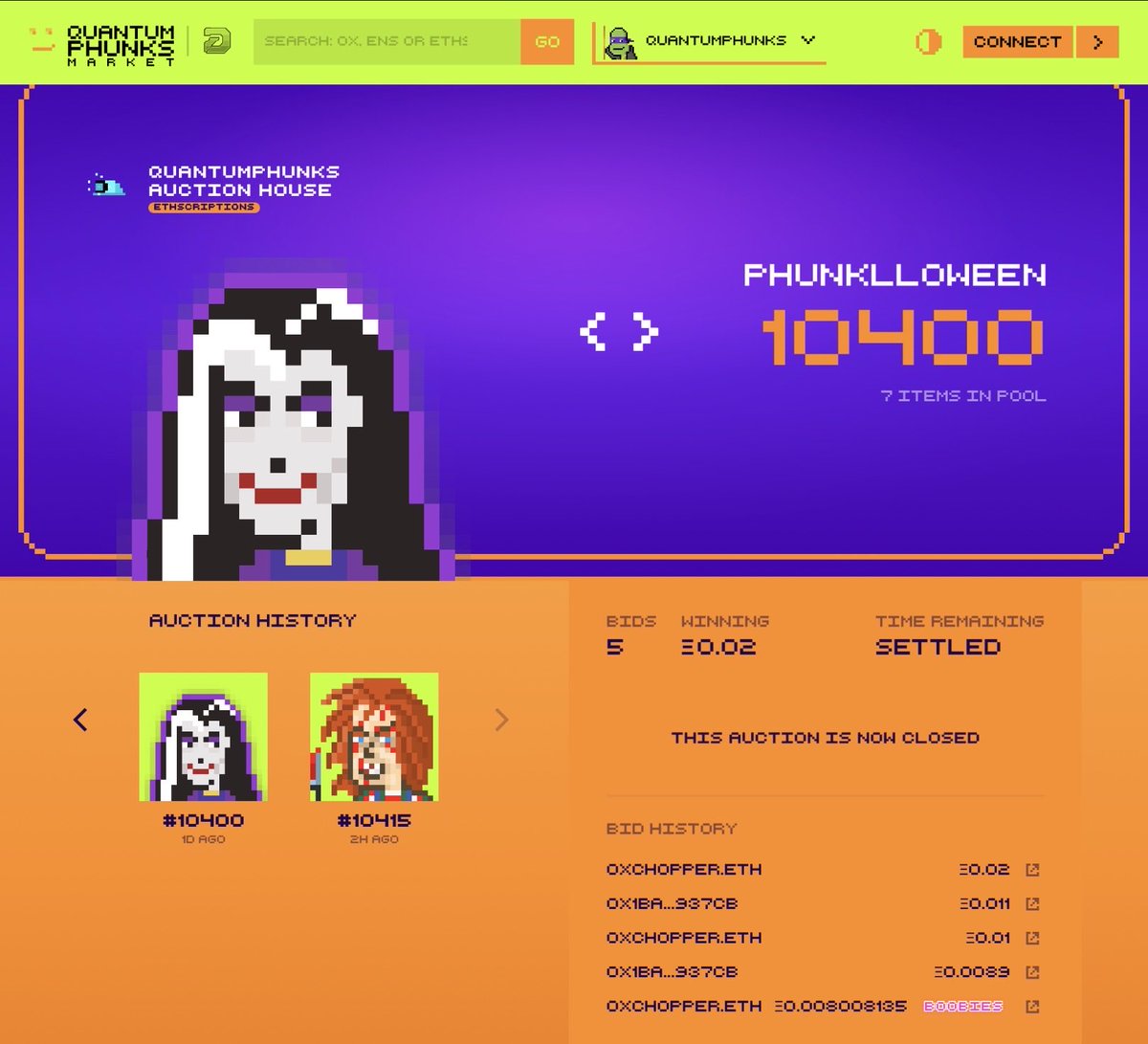arkanaruzain's tweet photo. Auction settled🚨

The crazy bid war @BJingos and this time it did’n’t escape the @chopper__daddy radar, Congratulations on bringing home “Lily Munster”.

The next auction one, "Chucky" is live 🎃

https://t.co/FsHYWA8fM6 https://t.co/0S45ruYW4S