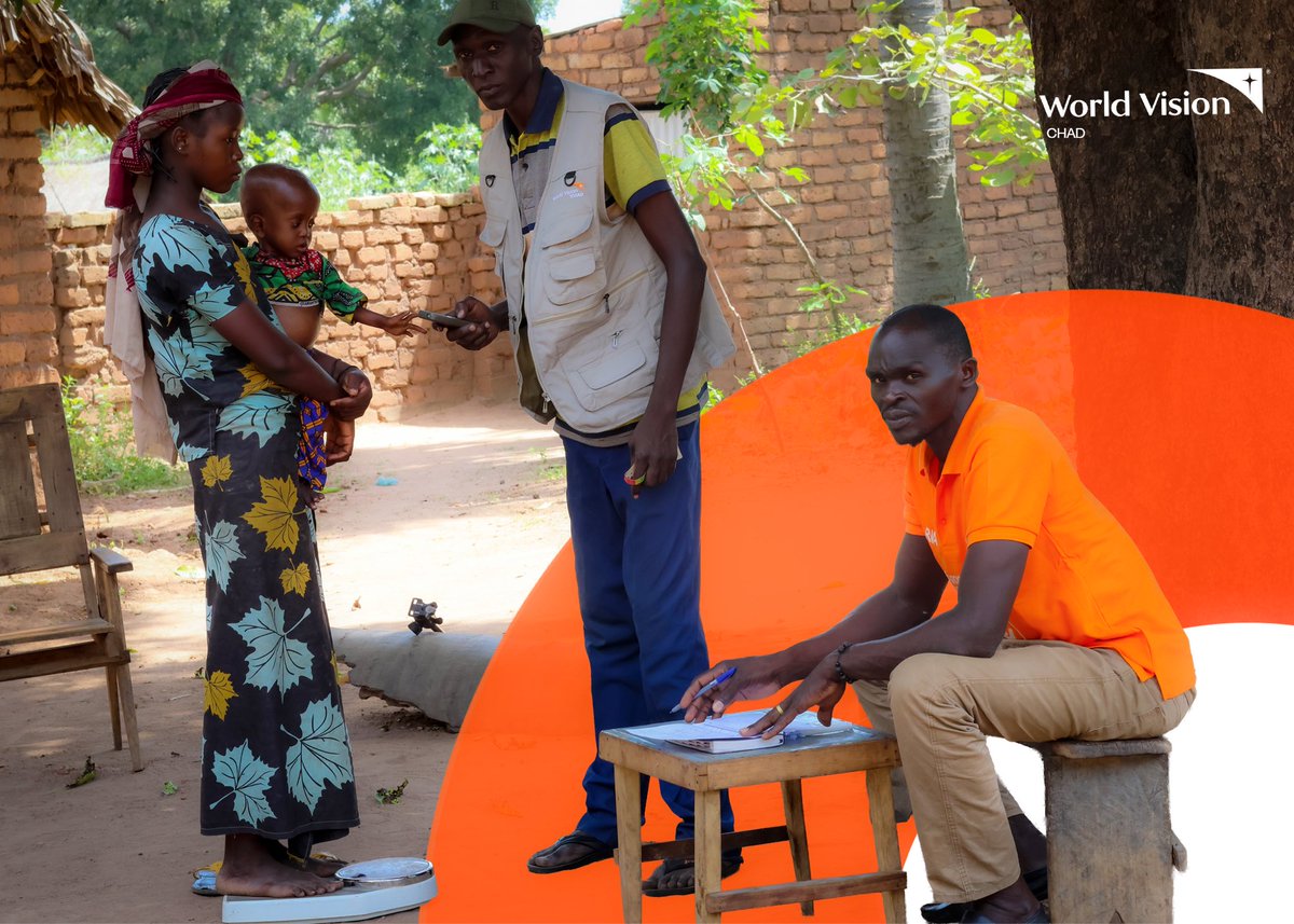 WorldVisionChad's tweet photo. Screening Saves Futures 🌍
Community health workers in Chad detect child malnutrition early. Each screening means timely care, protection, and hope. With @WorldVisionChad, prevention is the first shield against hunger.
#WorldVision #ChildHealth #Screening #Hope #Nutrition #Impact https://t.co/gPatZi0VRl
