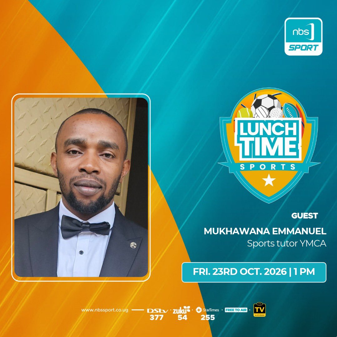 NBSportUg's tweet photo. Spend your afternoon with us on #NBSLTS from 1pm - 3pm!

Watch live on @mtntvafromobile: https://t.co/NMKrskk3VC

#NBSportUpdates https://t.co/BFFO3XejiY