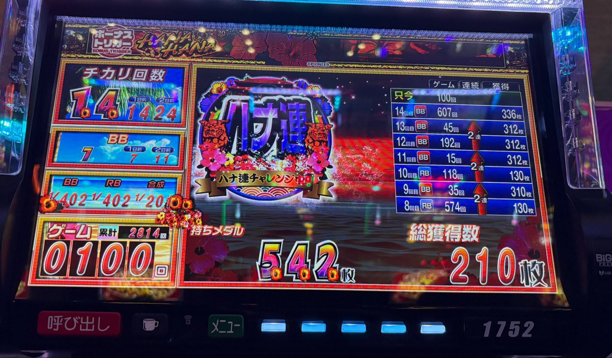 Scalumine's tweet photo. なぁ、持ちコイン1000枚超えたら急にハマるの辞めてくれんか…？
収支プラマイ0🤣 https://t.co/BFJ2GeiAjF