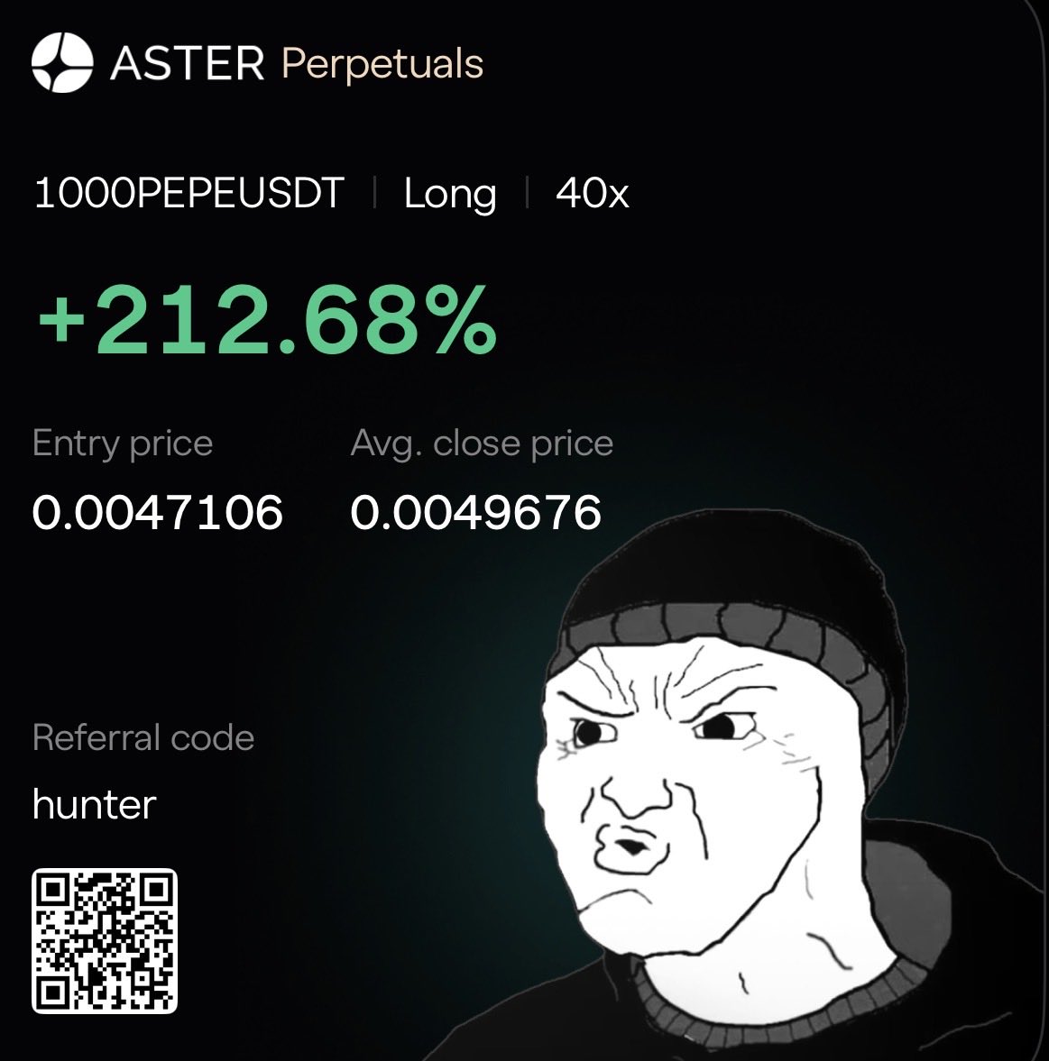 Blockhunta's tweet photo. $PEPE looks ready to send https://t.co/VdtzVQ7hug