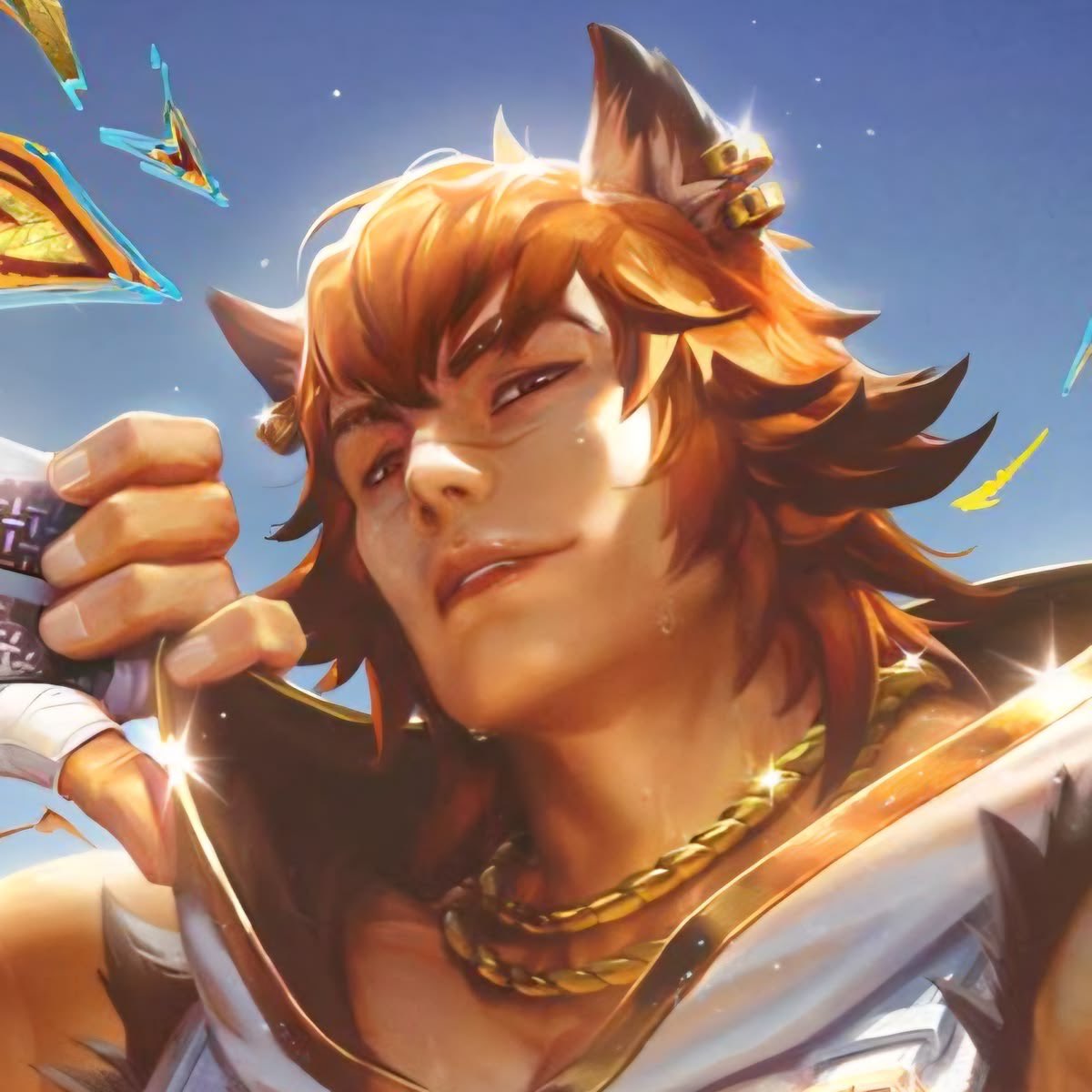 gamemenmedia's tweet photo. Does it mean im into furries cuz i find him hot or no- https://t.co/N80NUqvql0