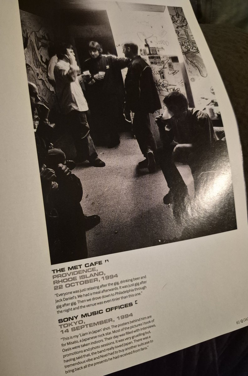 marnieispunk's tweet photo. Shooting stars part 2 Q magazine Oasis 10 years of rock n roll mayhem https://t.co/I9NPZmOZvO
