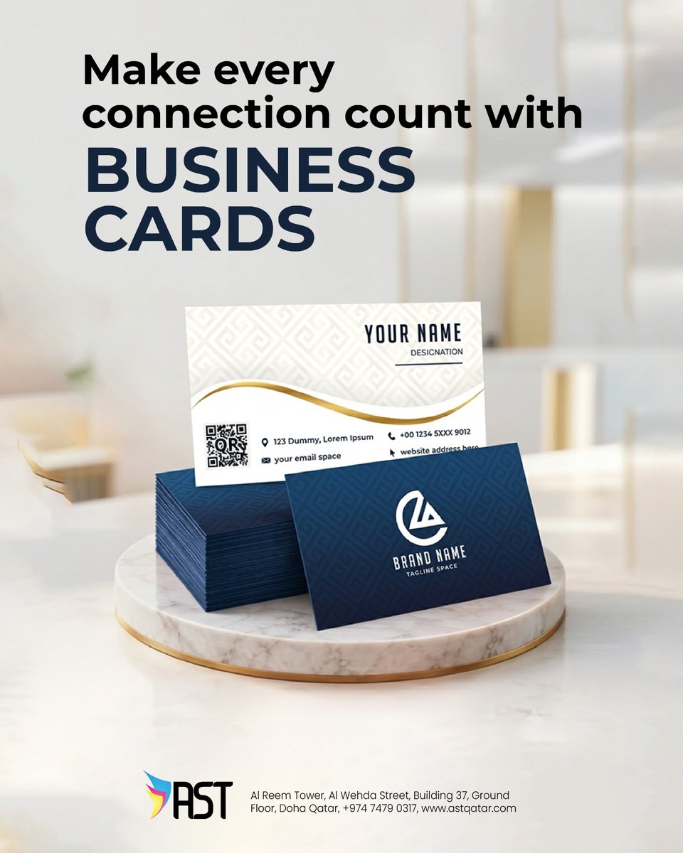 ast_print's tweet photo. Luxury in Every Layer. Quality in Every Card.
π https://t.co/uTxklk5fvS
β westbay@astqatar.com
CONTACT NO: 7479 0317
#BusinessCardPrinting #CustomBusinessCards #LuxuryBusinessCards #CreativeBusinessCards #PremiumPrinting #QatarPrinting #ASTPrinting https://t.co/co4w1yDfv3