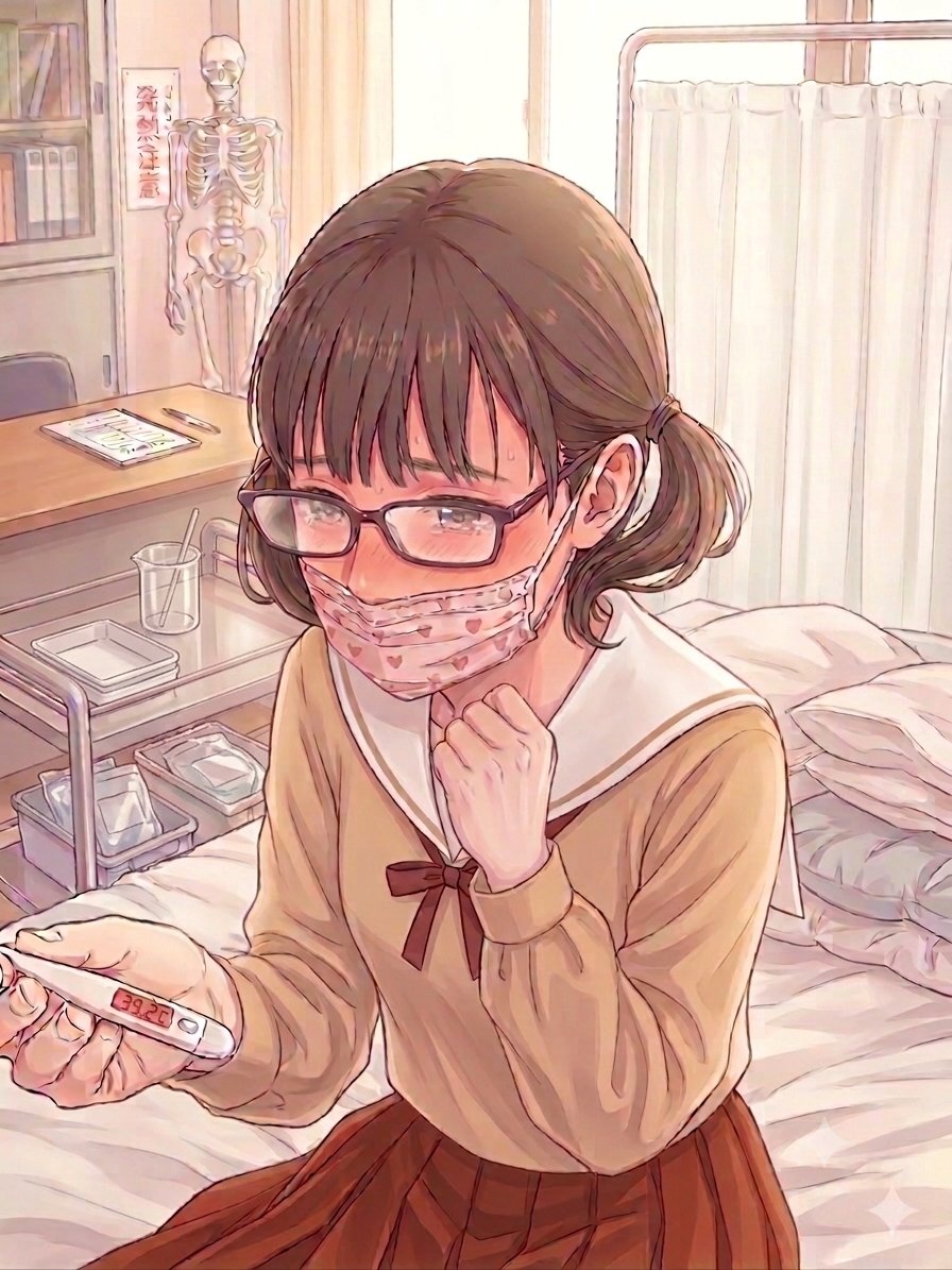 sayu_8200's tweet photo. @Yayo1_2k1 インフルになったら大変ですもんね(geminiに描いてもらった) https://t.co/eeLWWBmJD5