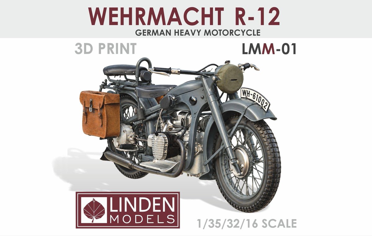 Armorama's tweet photo. Linden: R12 Wehrmacht Solo Motorcycle dlvr.​it/TW22x7 https://t.co/TMoYUSLbwV