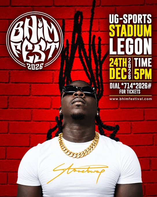MusicTalksHQ's tweet photo. π¨ BHIM FESTIVAL UPDATE! π₯π¬π
Stonebwoyβs Bhim Festival is set to take place at the 11,000-capacity Legon Stadium! ποΈπΆ
#Stonebwoy #BhimFestival #GhanaMusic https://t.co/VBlxs4pA0M