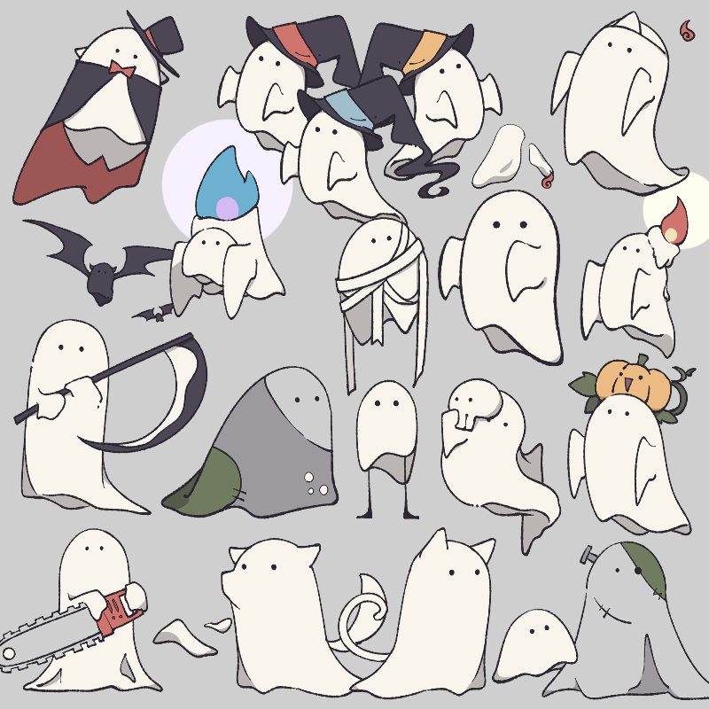 clip_celsys's tweet photo. ＼\\ ✨ASSETS紹介✨//／

ハロウィンイラストのお供に...👻
かわいいオバケが勢ぞろいしているペンです🎃

https://t.co/RwQIyHbpdB https://t.co/rXVmuVtOAK