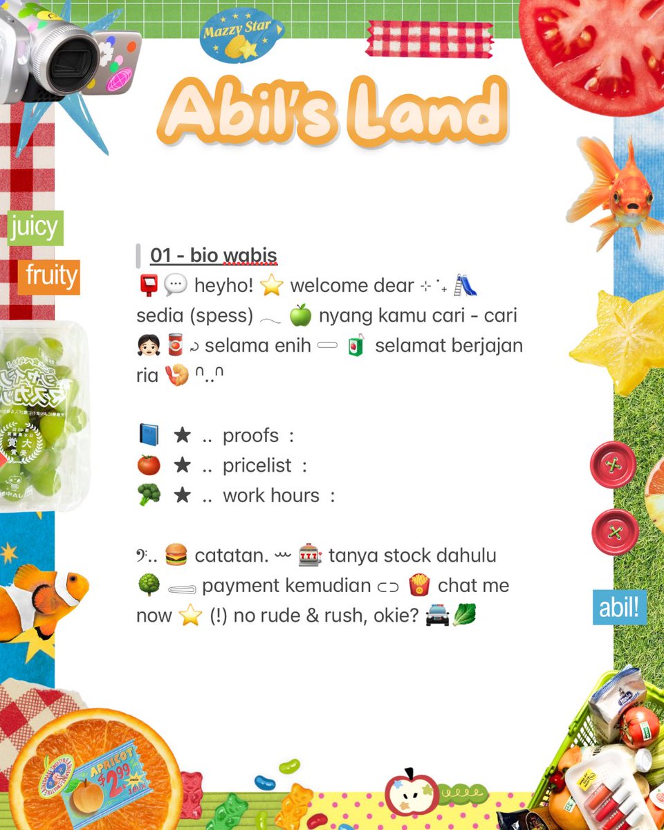 vyarn's tweet photo. ⠀
🥦 ꒱  help  repost?  thank  u  ❤︎

beep __ beep  ☆  sore  ini  abil  bawa  (4)  —  ready  stock  wording  bio wabis  @ 5.500  !  knock  my  dm  or  wa  kalau  mau  jajank  iaa. 🍎☀️

᧔ { t. #zonauang ready stock rs business account windah jamet kidcore wording }  ᧓
⠀ https://t.co/R2VC3dTVVf