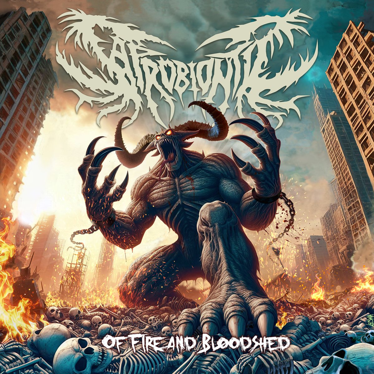 eksperiment's tweet photo. Dresden's Saprobiontic return with Of Fire and Bloodshed, their third death metal album.

Nine tracks, session drums from Flo Musil and guest appearances from Lukas Haidinger and Loppi.

Read: https://t.co/PwHdSzuyPl

#Saprobiontic #DeathMetal #BlackLionRecords https://t.co/GOmdHG4n2l