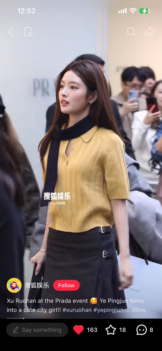 hanpian_lingruo's tweet photo. srsly, xixi x PRADA are always worth the anticipation 😍 look how gorgeous this beauty is 💕

and so glad hanpian came to support 💗

thanks xhs op for the vid and photos 🙇🏻‍♀️

#XuRuohan #XuRuohanxPRADA https://t.co/wGxklSQU7r