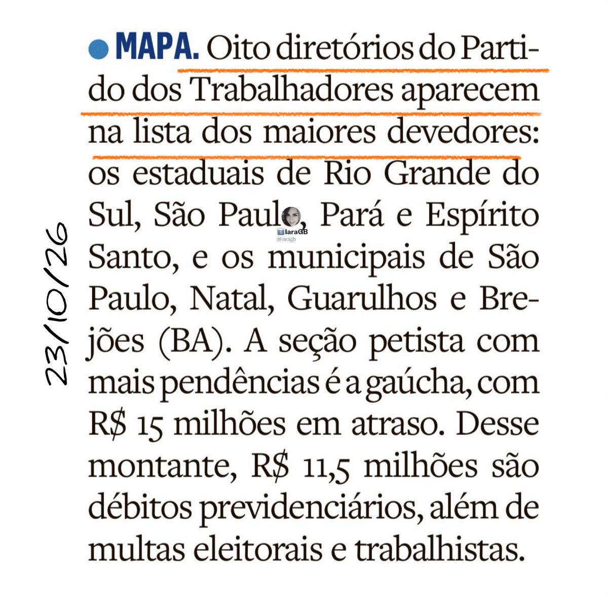 iaragb's tweet photo. Perceba porque o partido valoriza muito mais quem é inadimplente.

Porque essa é a vida deles, dever para união e deixar o rombo na conta da população. https://t.co/izgxnD2mXZ