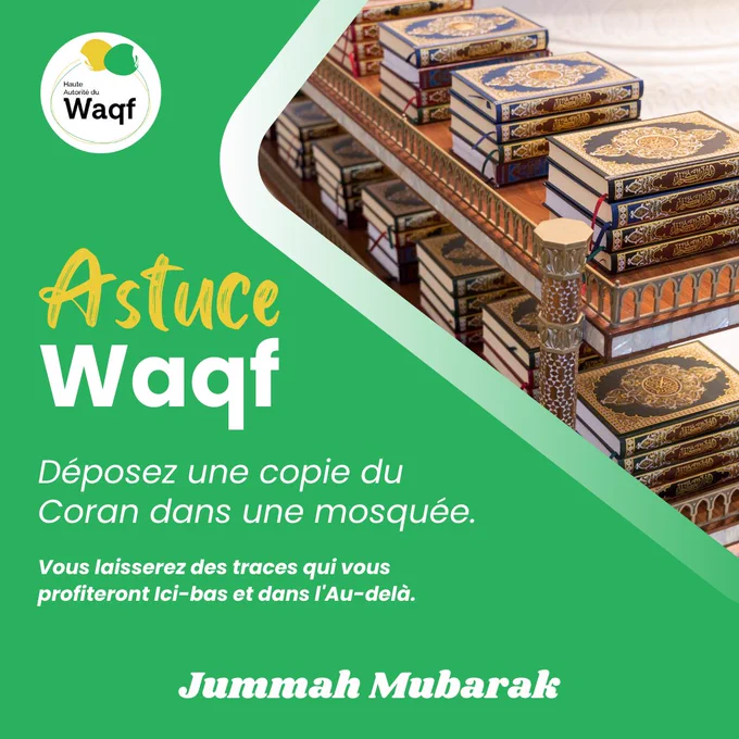 Image from HAUTE AUTORITE DU WAQF (@Haw_sn)