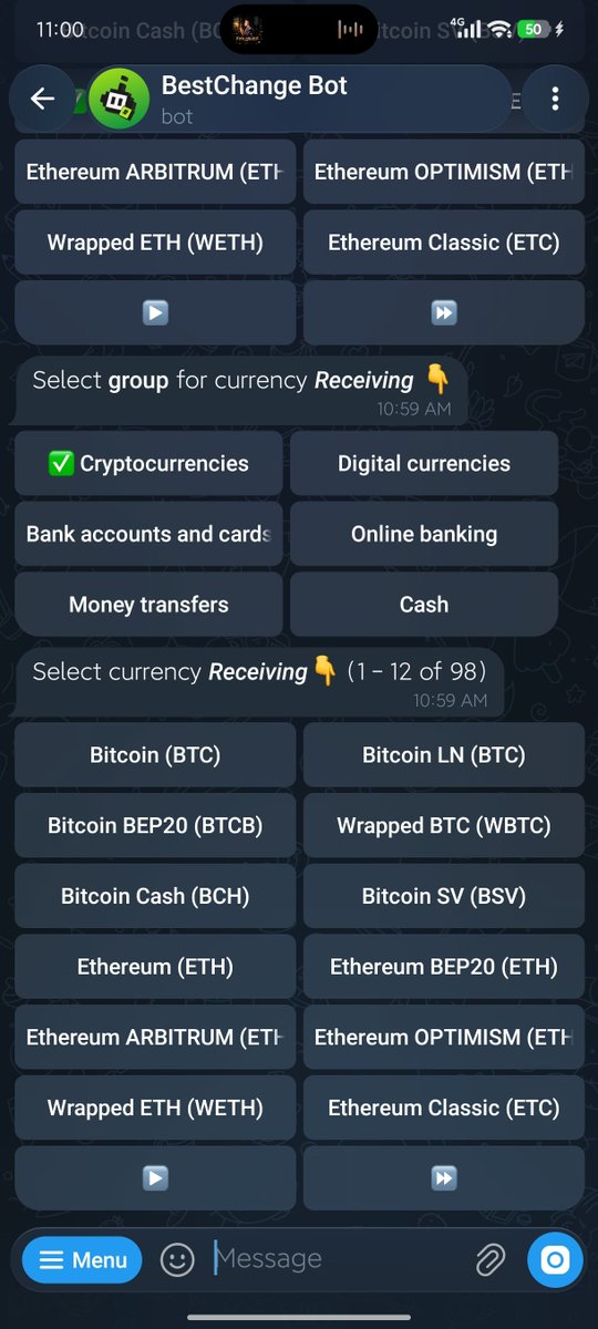 KinmansaOZ's tweet photo. 𝗧𝗵𝗿𝗲𝗲 𝘄𝗮𝘆𝘀 𝘁𝗼 𝗰𝗵𝗲𝗰𝗸 𝗲𝘅𝗰𝗵𝗮𝗻𝗴𝗲 𝗿𝗮𝘁𝗲𝘀 𝘄𝗶𝘁𝗵 @bestchangeeng 𝗶𝗻 𝟮𝟬𝟮𝟲.

You don’t have to rely on one way to compare crypto and currency exchange offers. BestChange gives you three options:

➜ Telegram Mini App: Opens directly inside Telegram, with a calculator, filters, exchanger profiles, and user reviews.

➜ Mobile app: Available through Google Play, the App Store, and AppGallery, with features such as dark mode, favorites, and a block list.

➜ Classic website: The full web experience for comparing offers and exploring exchanger details.

I mostly use the Mini App because it’s quick to open and fits naturally into my daily Telegram use.

You can compare rates, check available reserves and exchange limits, and read user feedback before visiting an exchanger.

One thing to remember: the displayed rate isn't the whole story. Always check the exchanger’s terms, fees, and reputation before making a transaction.

Try the Mini App here:
https://t.co/zE2bu6k848

Start here: https://t.co/FwJI8GeAfz