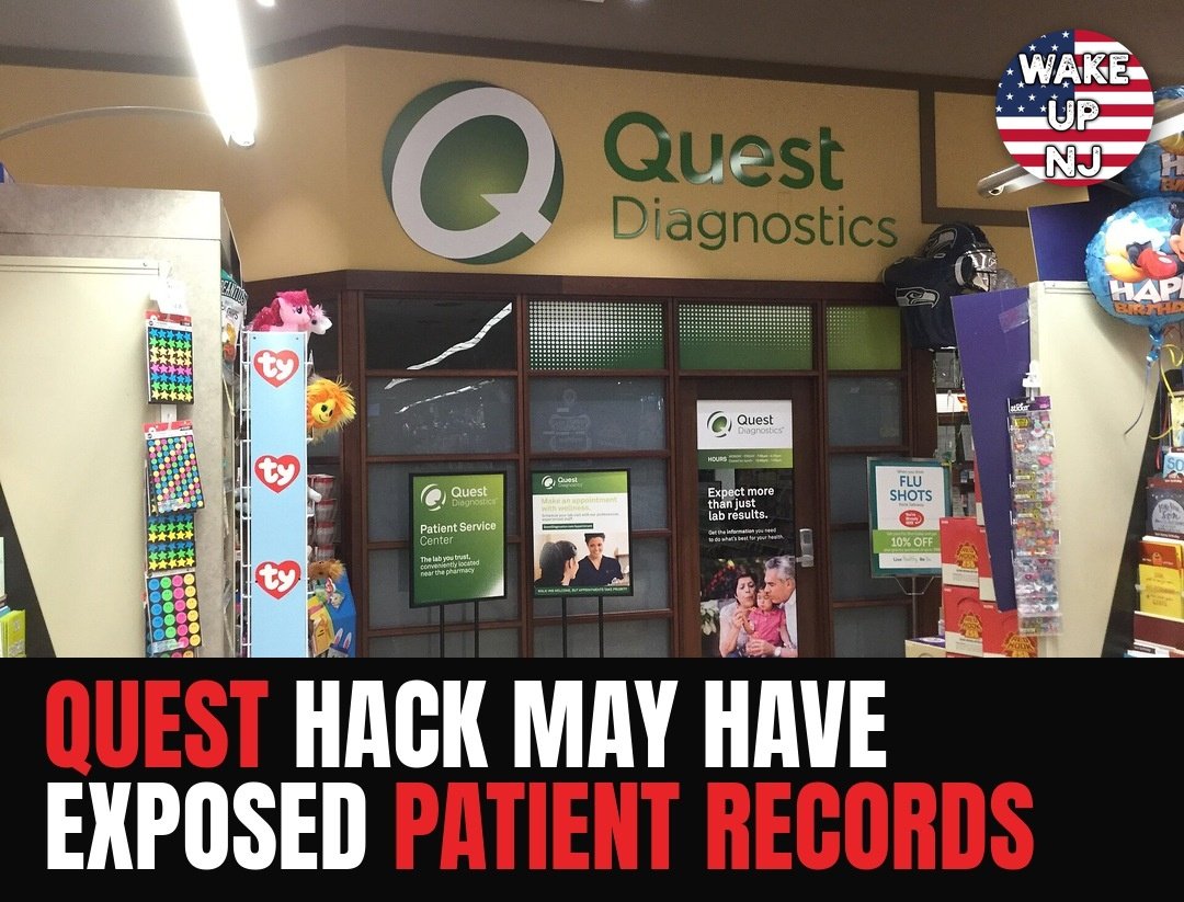 wakeupnj's tweet photo. Secaucus-based Quest Diagnostics says hackers got into one of its lab systems, and patient records may have been exposed. If you had work done here, be mindful about this
https://t.co/ezYDDRARe3 https://t.co/7Rh27vAdj3