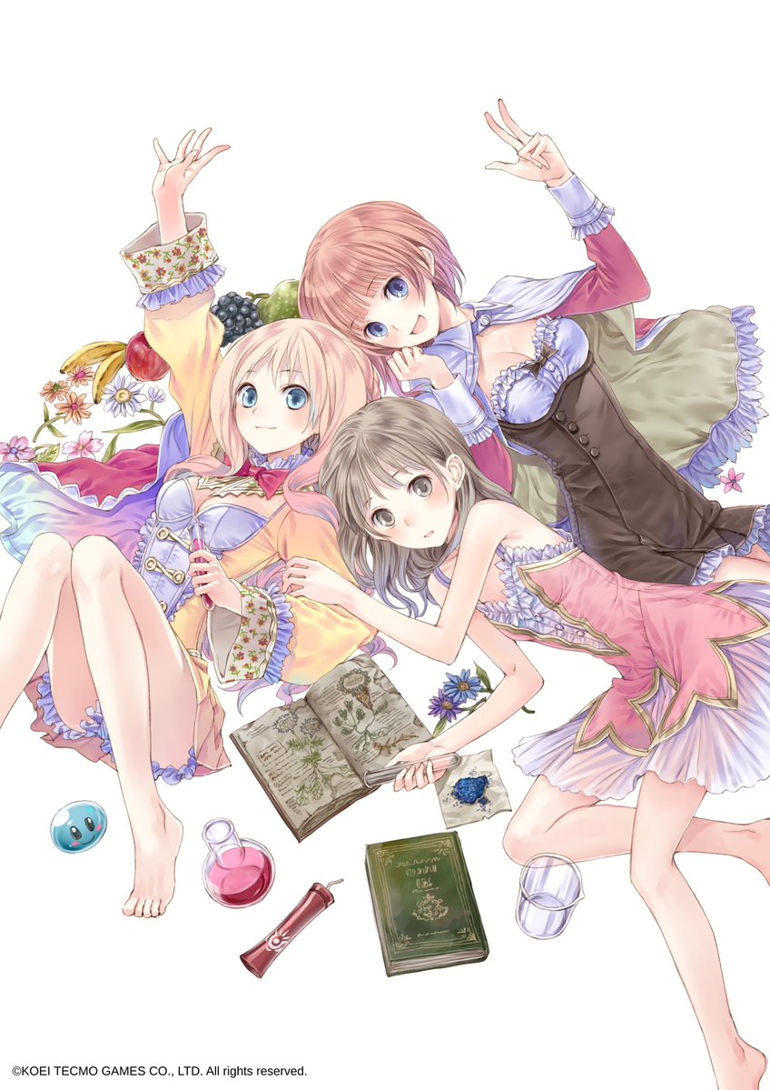 GustAtelierPR's tweet photo. 金曜日ですね。
今週も1週間お疲れさまでした！

ロロナ、トトリ、メルルも、リラックスモード。
みなさんもゆっくり過ごして、疲れを癒してくださいね🌿

素敵な週末を♪
#週末のアトリエ #アーランドDX #アトリエシリーズ https://t.co/czLiBV9MTQ