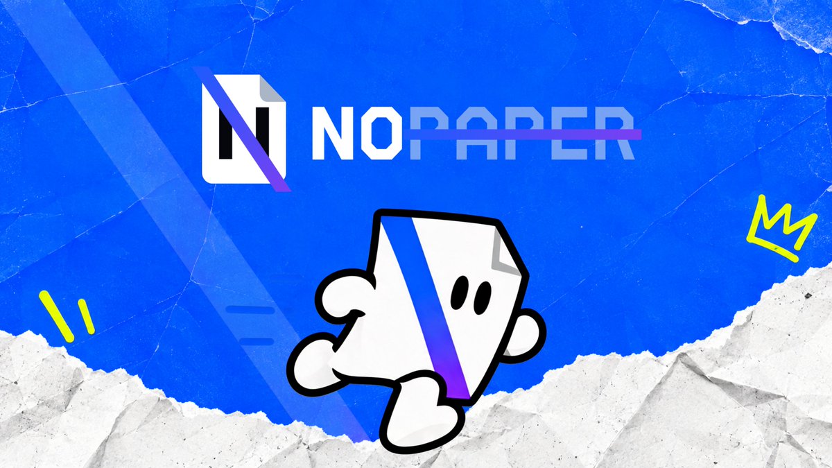 NoPaper_Global tweet picture