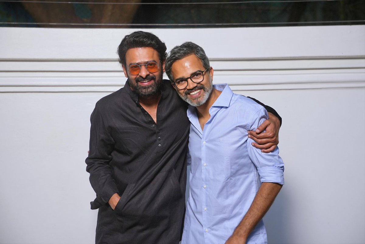 Actor_Chandu_'s tweet photo. A special day and a special reunion ♥️

Wishing our one and only Violent Man, #Prabhas a spectacular birthday!

We can't wait to see this DINO-mite duo back in action… #Salaar2 https://t.co/bCqPgm6sSA