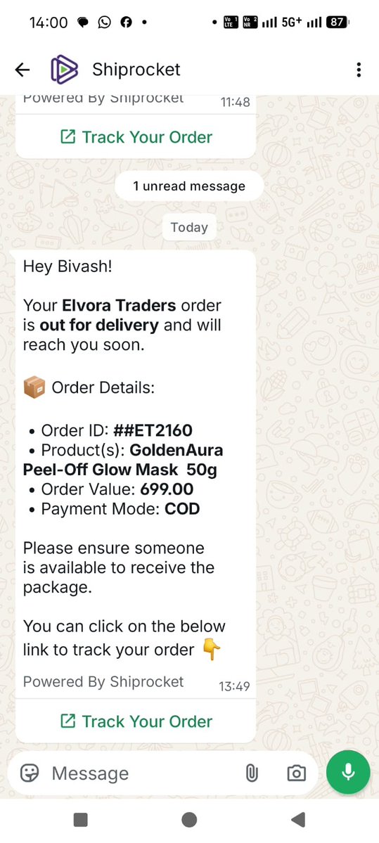 abhipso's tweet photo. Hey @AmazonHelp @amazonIN, major delivery scam alert! 🚨 A delivery guy asked for an OTP claiming it was to cancel an unplaced order. Fearing foul play, I had to pay ₹699 COD to be safe.
How are random items shipped with OTP triggers? Need an immediate refund!
#AmazonIndia https://t.co/lrPM5spV0K