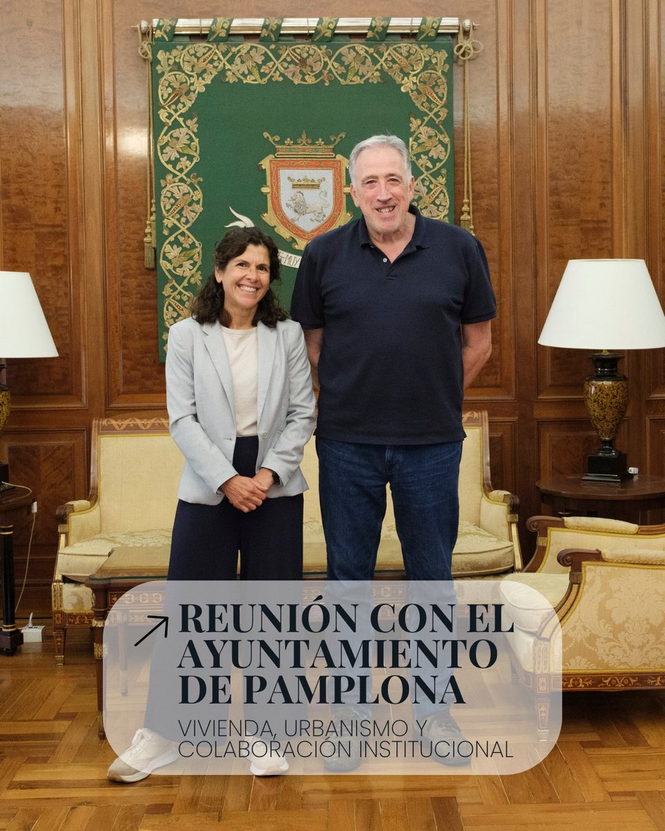 COAVNavarra's tweet photo. 🏛️ Nos reunimos con el Ayuntamiento de Pamplona para abordar la agilidad administrativa, la vivienda, la transformación de locales en viviendas y la sede colegial.

💬 ¿Qué temas os gustaría que abordáramos en próximos encuentros?

#COAVNNavarra https://t.co/5TQS2oRTJR