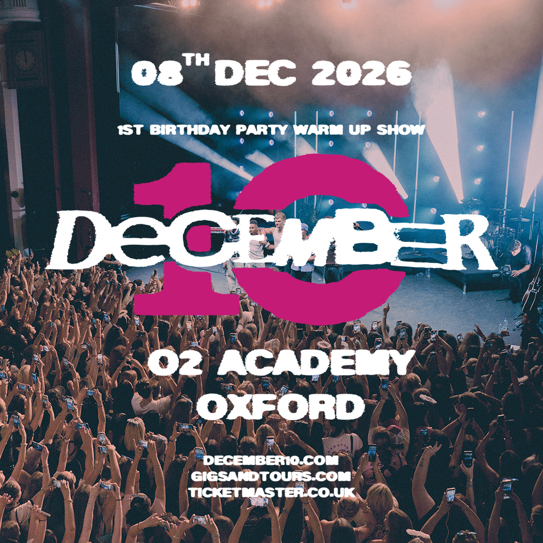 O2AcademyOxford's tweet photo. ON SALE: Boyband December 10 is heading to O2 Academy Oxford for their '1st Birthday Party Warm-Up Show'. Don't miss this celebration on Tue 08 Dec 🖤

Grab your tickets 👉 https://t.co/6SvtGkaKgf https://t.co/dxODqtflm8