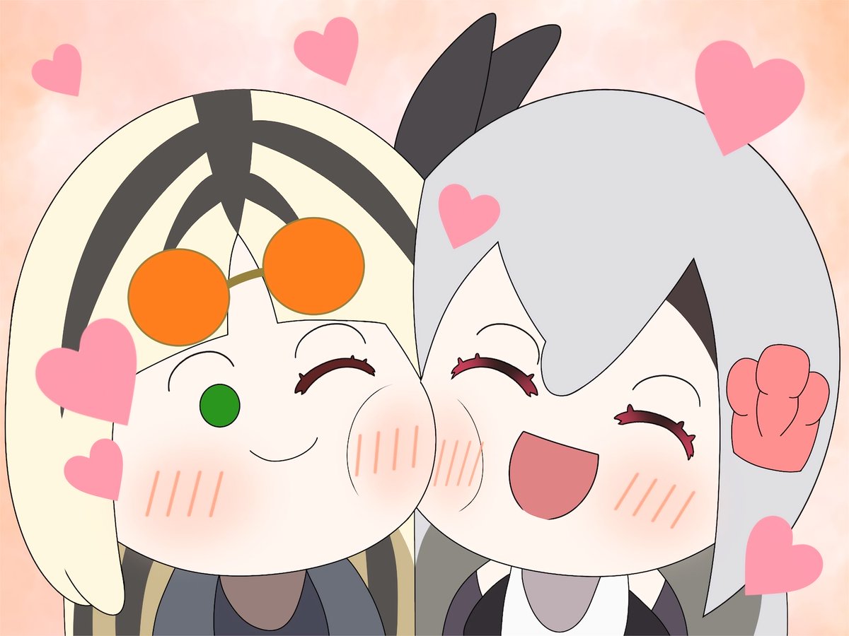 a5z1494701's tweet photo. 仲良し🎶(*´ω｀*)💕
#リオナート
#ニコたん描いたん https://t.co/YGvN2istNU