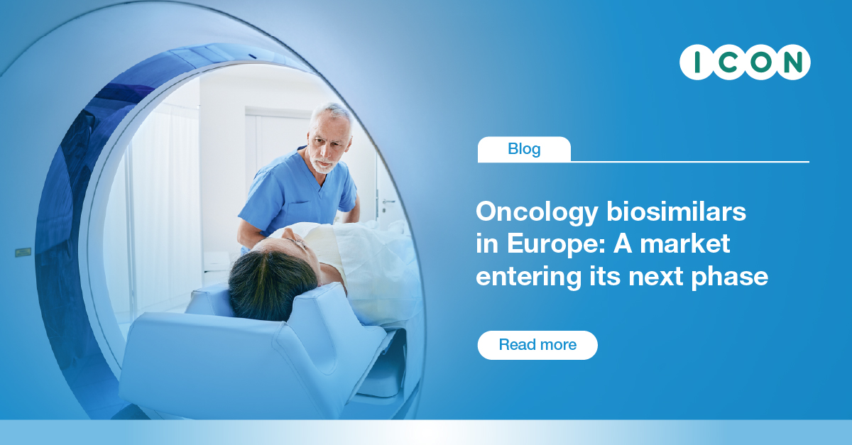 ICON Plc ESMO 2026 slide: Europe’s #oncology biosimilar market is entering its next