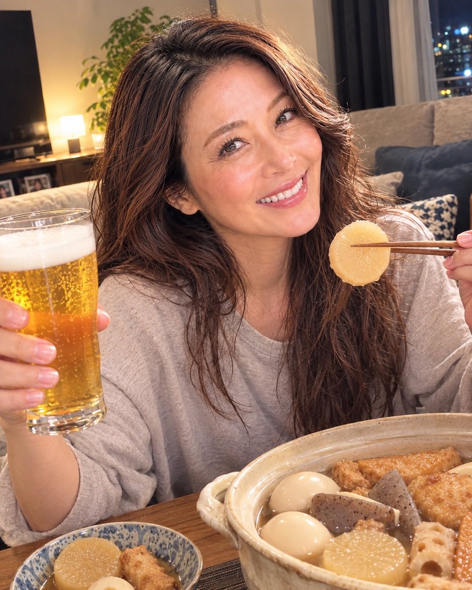 ikenaimosou's tweet photo. お仕事お疲れ様でした
今日はおでん🍢と🍺いただきます

#AI人妻 #いけない妄想 https://t.co/o6GiUC5NgY