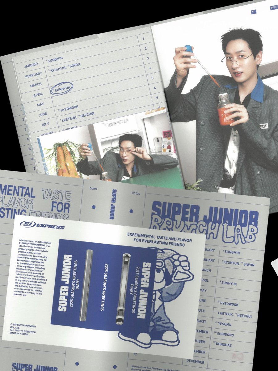 kfontsrc's tweet photo. 2025 SUPER JUNIOR SEASON‘S GREETINGS
Package Design

Director 이상화
Creative visual Direction 설솔잎, 백정담, 엄보람, 신소연 
Graphic Design 보람, 신소연, 나래
Illustration 장승모

🔗https://t.co/kN9StrmkLc

#SUPERJUNIOR #슈퍼주니어 https://t.co/GIsWS9L3MA
