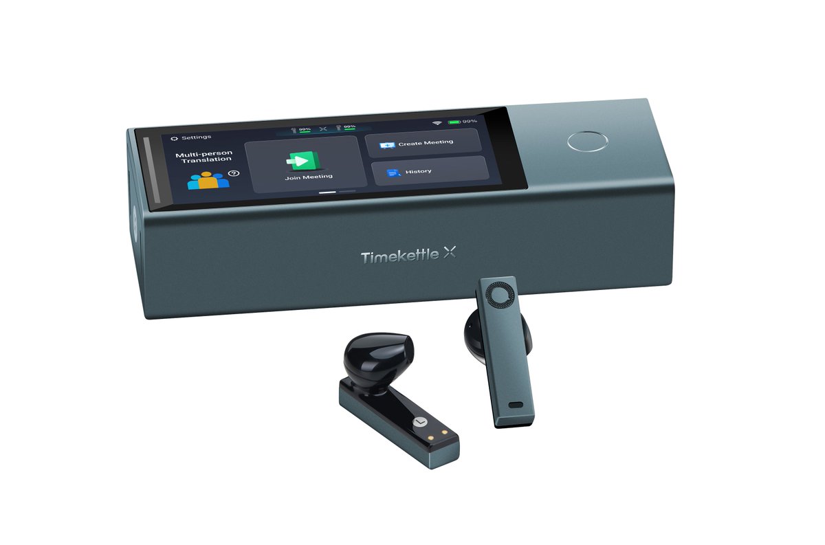 prunderground's tweet photo. Timekettle Enhances X1 Meeting's Real-Time Interpretation Accuracy With Custom Terminology Support https://t.co/sJNfu5rVb8 #Timekettle https://t.co/bGiLpDTU5B