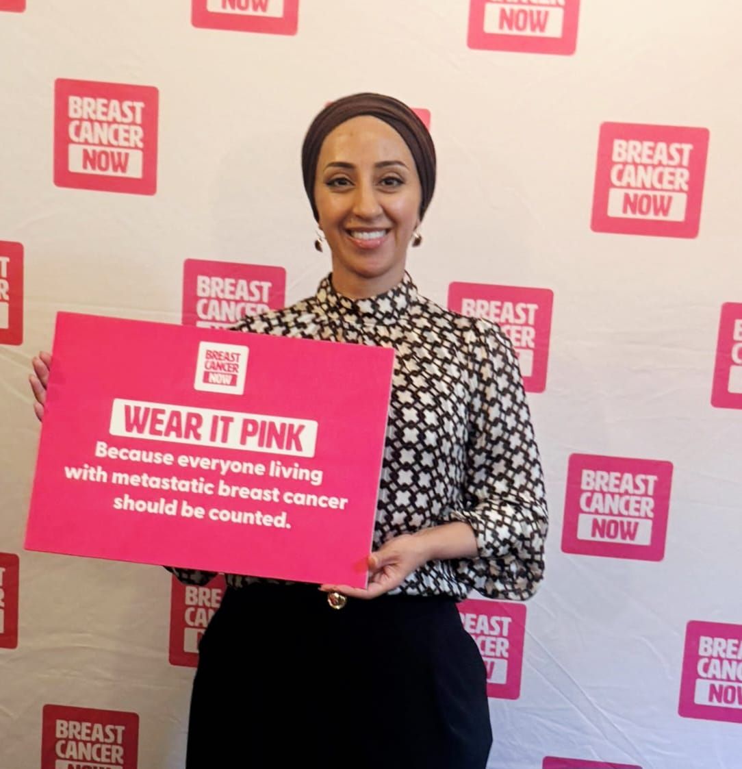 Abtisam_Mohamed's tweet photo. In Sheffield Central, only 65% of people have taken up their breast screening when invited. This is lower than the achievable national standard of 80%, so I’m backing Breast Cancer Now’s awareness drive by wearing it pink. 

Someone dies from breast cancer every 45 minutes. Checking your breasts or chest could save your life.

#WearItPink to raise awareness with me!