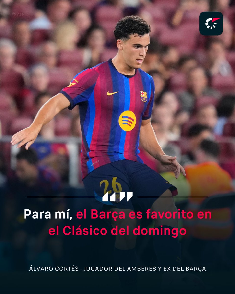 FlashscoreES's tweet photo. ¿Es el Barça favorito para el Clásico del domingo?

#BarcaMadrid https://t.co/k9HkZrx7Kz