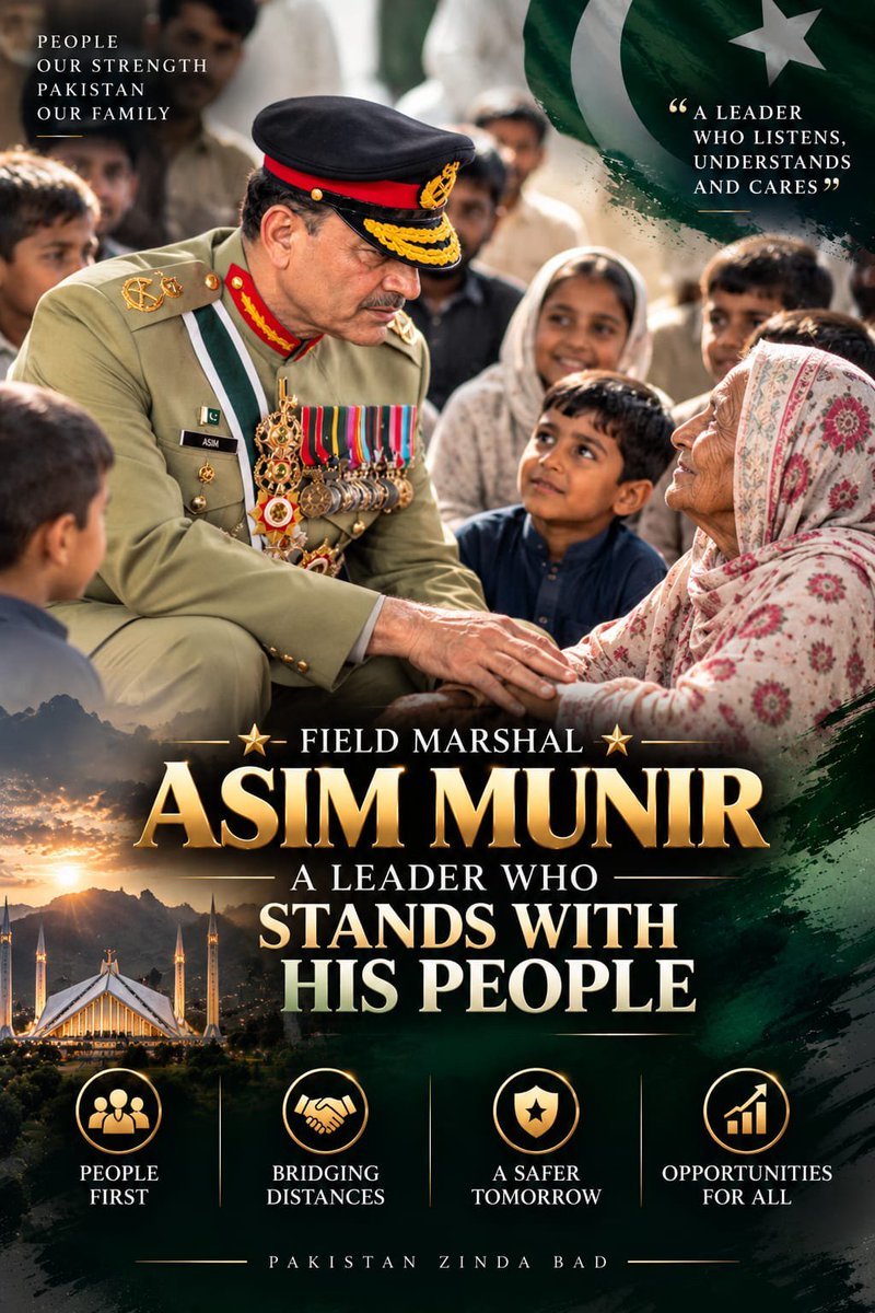 Justfine45pq's tweet photo. Through dedicated leadership and personal commitment, CDF Asim Munir continues to uplift army morale across every command.
#EsteemedCDF #LegendaryCDF #VisionaryAsimMunir #InvincibleCDF #ValiantFieldMarshal https://t.co/JSNsIsBFgN