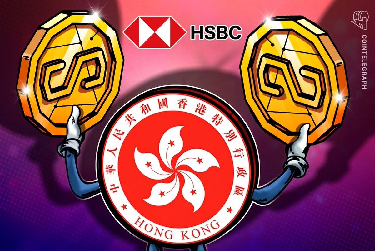 cryptodore's tweet photo. 🚀 HSBC just rolled out RedCoin: a Hong Kong-dollar stablecoin for 3.3M PayMe users.  
1:1 HKD redemption + custody by HSBC Digital Assets.  
Retail is getting tokenized—next stop, institutional-style subscriptions.  

#Stablecoin #Bitcoin #HKD https://t.co/GA76QVqFua