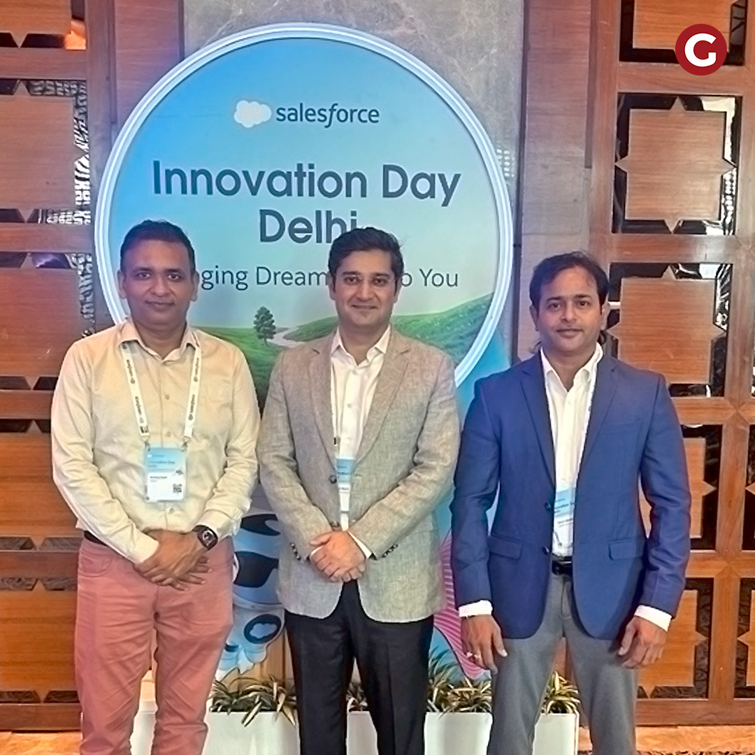 gspanntech's tweet photo. At Salesforce Innovation Day Delhi, GSPANN explored how AI agents, connected data, and tools like Agentforce can improve customer experiences and streamline business operations. 

#GSPANN #Salesforce https://t.co/bxNGrxxsh5