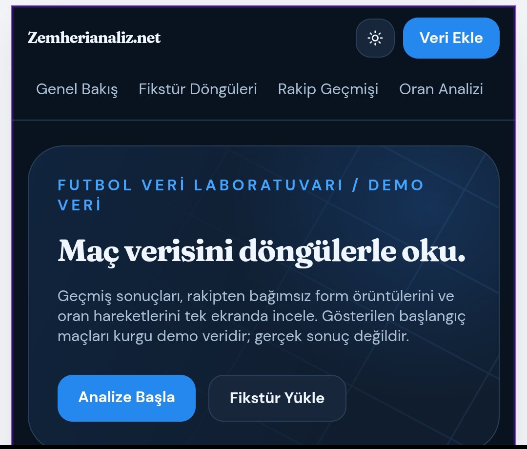 AlizemheriX62's tweet photo. Duyuru | 

Manuel fikstür döngü maçı arama derdine son!

Değerli iş ortaklarımız ile https://t.co/cTn3xA3Hze ve mobil uygulamamız 1 hafta içerisinde tamamlanıyor.. 
 
İspanya analizi gibi 2008-2009 yıllarında takımların aynı ve ayrı olması farketmeksizin döngüsü tamamlanan maçlar otomatikman sitemizin filtresine düşüyor. 

Galatasaray analizi gibi haftası haftasına rakipler farketmeksizin döngüsü aynı olan maçlar otomatikman sitemizin filtresine düşüyor.

Bilgi: 1-2-3-4-5-6 maçları tek tuşla sitemizde olacak. 

Oran analizi yapan takipçilerim açılış kapanış oranlarına göre filtrelenen maçları anında görebilecek. Hayırlı olsun 🙌 

(Görsel bilgilendirme amaçlıdır, sitemizin ve uygulamamızın görseli çok sade ve anlaşılır olacak)