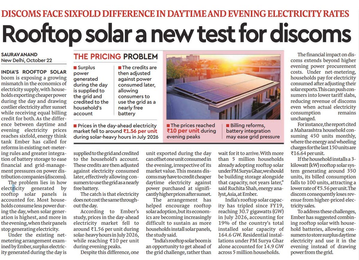 baseclock's tweet photo. article explains why battery storage is imperative along the increasing solar installations by consumers. https://t.co/pCgZ7mOGmY