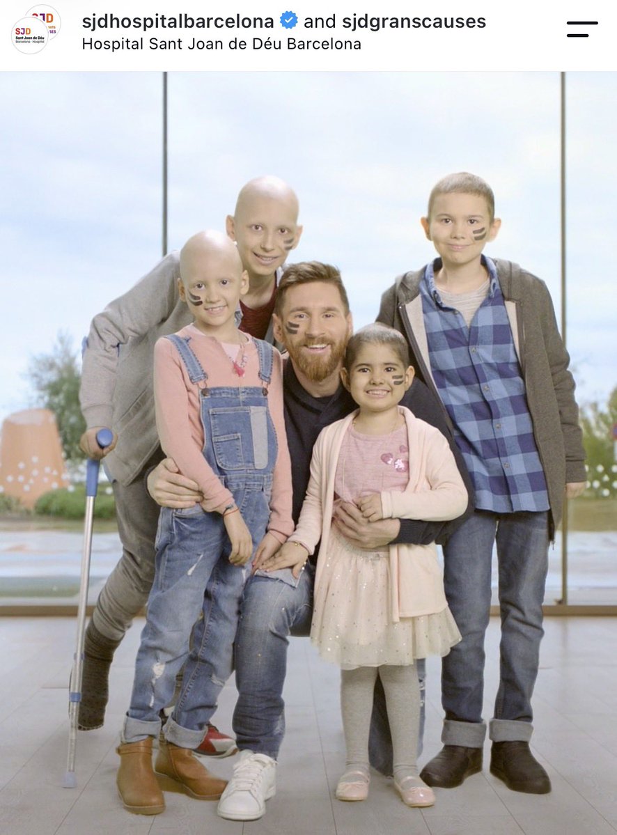 BeckyJamesp0dm's tweet photo. Hospital Sant Joan de Déu Barcelona ikut mengucapkan selamat atas Princess of Asturias Award 2026 yang diterima Leo, sekaligus mengingatkan kontribusinya selama bertahun-tahun untuk anak-anak yang membutuhkan.

Messi disebut sebagai salah satu donatur terbesar rumah sakit dan juga founding donor SJD Pediatric Cancer Center Barcelona. Melalui Leo Messi Foundation, dia juga membantu mendukung penelitian kanker anak serta proyek untuk penyakit langka.

Di balik semua gol, trofi, rekor, dan penghargaan yang selalu kita bicarakan, ada bagian lain dari legacy Messi yang jauh lebih sulit diukur: kehidupan yang dia bantu, harapan yang dia berikan, dan anak-anak yang mendapat kesempatan untuk terus berjuang. 🥹❤️

Some legacies aren’t measured in trophies. 🐐