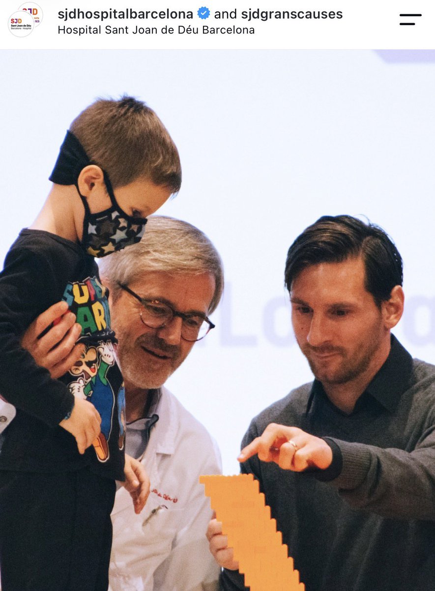 BeckyJamesp0dm's tweet photo. Hospital Sant Joan de Déu Barcelona ikut mengucapkan selamat atas Princess of Asturias Award 2026 yang diterima Leo, sekaligus mengingatkan kontribusinya selama bertahun-tahun untuk anak-anak yang membutuhkan.

Messi disebut sebagai salah satu donatur terbesar rumah sakit dan juga founding donor SJD Pediatric Cancer Center Barcelona. Melalui Leo Messi Foundation, dia juga membantu mendukung penelitian kanker anak serta proyek untuk penyakit langka.

Di balik semua gol, trofi, rekor, dan penghargaan yang selalu kita bicarakan, ada bagian lain dari legacy Messi yang jauh lebih sulit diukur: kehidupan yang dia bantu, harapan yang dia berikan, dan anak-anak yang mendapat kesempatan untuk terus berjuang. 🥹❤️

Some legacies aren’t measured in trophies. 🐐