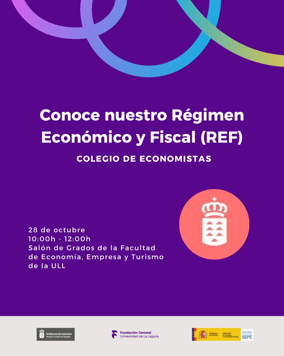 emprendeull's tweet photo. 📢 ¿Sabes cómo influye el REF en tu día a día y en la economía de Canarias?

Descubre de forma práctica y sencilla las claves del Régimen Económico y Fiscal y sus oportunidades para el emprendimiento. https://t.co/xT0WTVu2CN