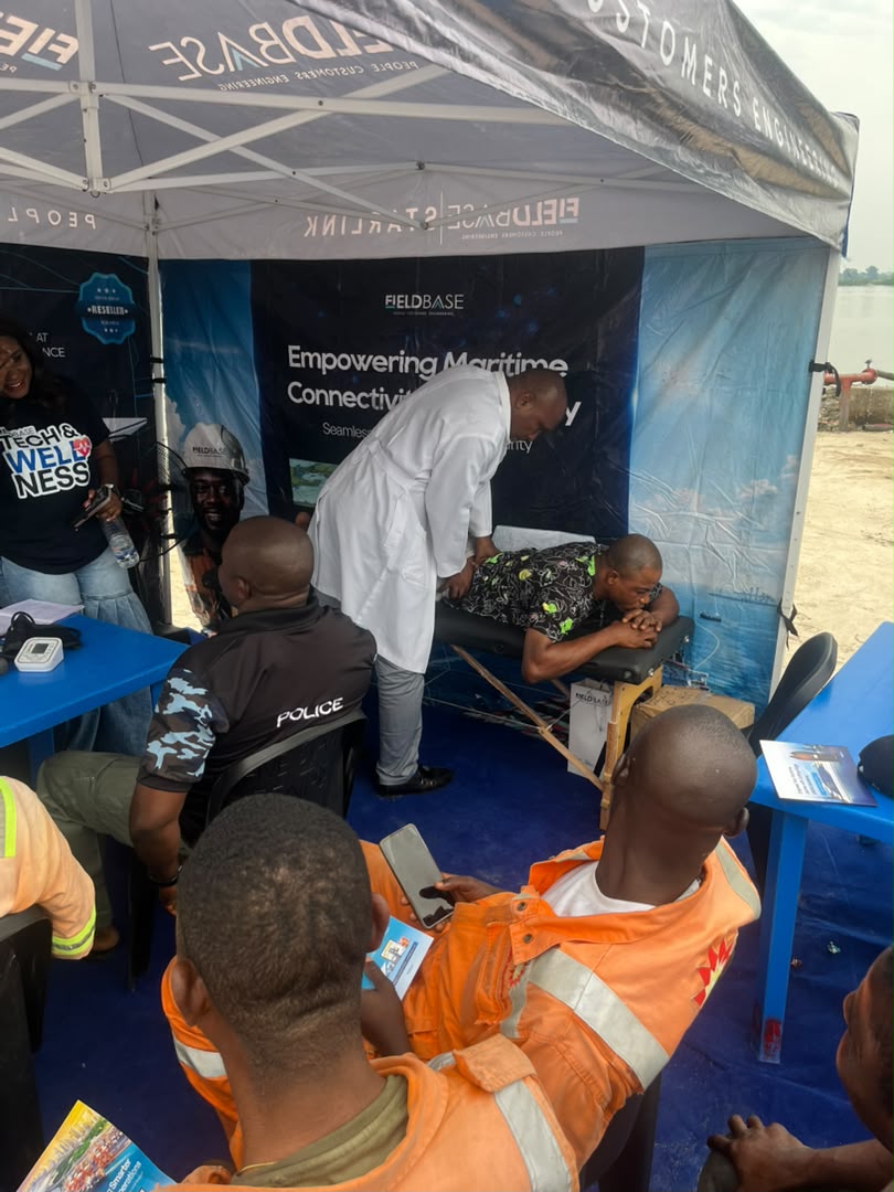 FieldbaseL's tweet photo. Some of the most meaningful work we do happens beyond the technology we deploy.

Our Port Harcourt team kicked off this year’s Tech & Wellness Outreach yesterday at Hightide Marine, bringing free medical consultations, internet access, and digital literacy sessions to the people in the community.

It’s an opportunity to engage beyond our day-to-day operations, support wellbeing, and help more people access the benefits of technology. Simple, practical initiatives like this go a long way in building stronger relationships with the communities around us.

Nigeria’s maritime industry has been a big part of Fieldbase’s journey. We’re proud to keep finding ways to give back to the people who make it what it is.

We look forward to another day of engagement today.

#Fieldbase #TechnologyAndWellness #Maritime #CommunityImpact
