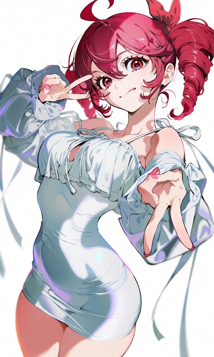 shironecoAI's tweet photo. ギャル重音テト
ピスピス✌️

#PixAITsubaki   #PixAI  
#AIart https://t.co/ik3kGppvyf