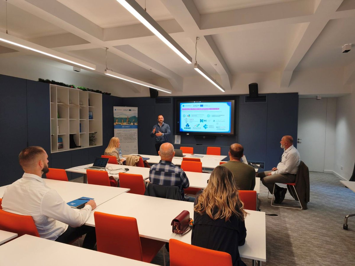 RECONNECT_MED's tweet photo. 🌊♻️ One company's waste, another's opportunity!
🇲🇪 #RECONNECT training in Montenegro explored circular business models, industrial symbiosis & SME cooperation.
🤝 Connecting businesses for a sustainable #BlueEconomy!
#InterregEuroMED
https://t.co/noUsyHxozY https://t.co/RQjoBdf7bA