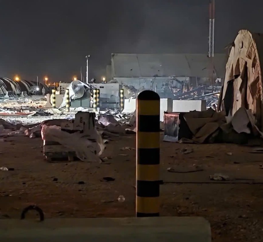 spect_only's tweet photo. According to reports and photographs published by MeidasTouch, U.S. service members, contractors, and military families state that damage to U.S. military bases in the war with Iran is far more severe than what the Pentagon has disclosed. https://t.co/jAIKAYDyg4
