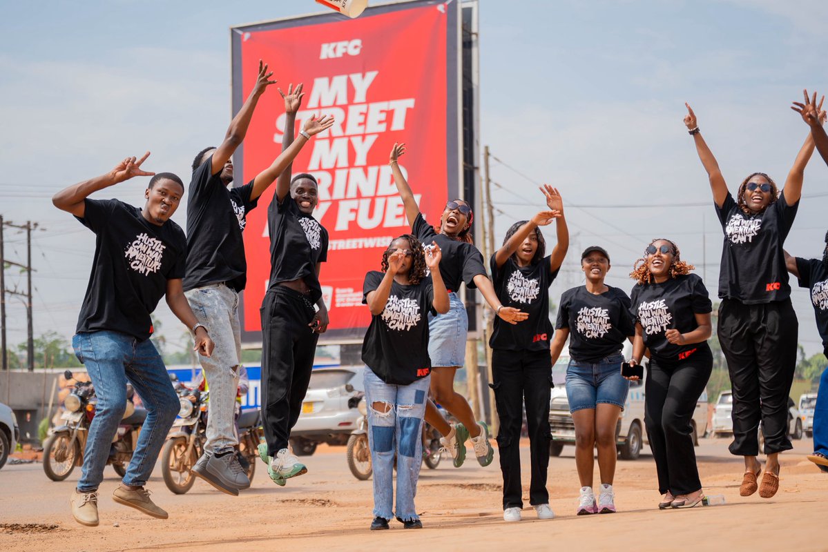 KFCinUganda's tweet photo. The day is finally here.🥳🥳

Our Streetwise winners are officially on their way to Busiika. 

First stop: KFC Kitetika for some finger lickin goodness, pictures and good vibes. 🍗📸🔥

Then we hit the road.🥳

 BUSIIKA, ARE YOU READY?🔥

#KFCBusiikaAdventure #IAmStreetwise https://t.co/kJlLWl4OpD