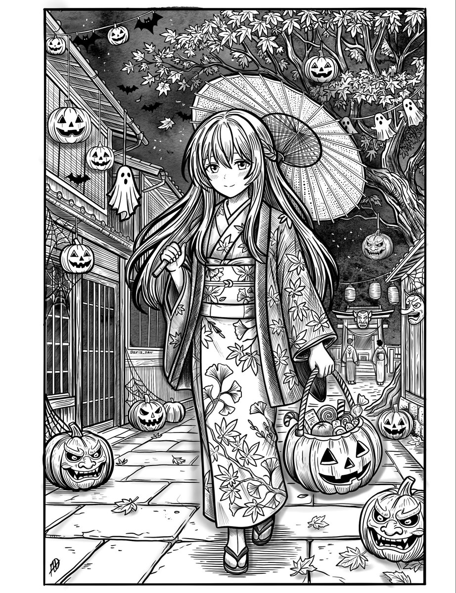 DanechkaArt's tweet photo. 🖤 Happy Friday and NEW DROP 🖤

I decided to combine Japanese culture and the Halloween vibe in my new artwork — and it was such a fascinating process🎃🏮  I wanted to capture the mood of the holiday through the lens of Japanese aesthetics, very delicately weaving together the mysticism, traditions, and folklore of these two different worlds. Putting this together took a lot of work, but I'm really happy with how it turned out✨

1/1
444 tez