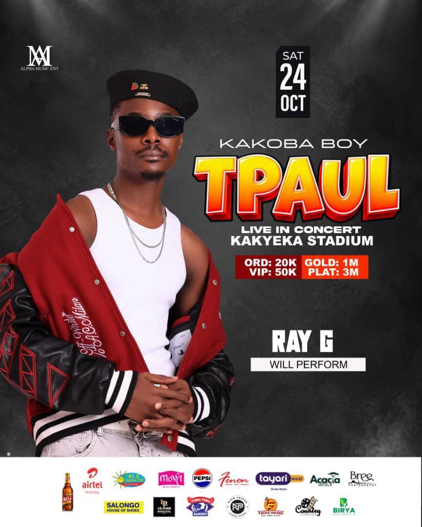 NatwijukaJim2's tweet photo. The day is Tomorrow,As it was for @Ray_G_official we are coming for @tpaul256 Kakoba boy.
#TushumeKakyeka
#TPaulLiveinConcert. https://t.co/mHqkh51YlA